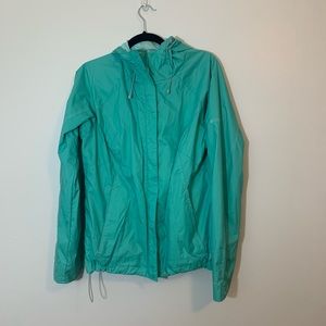 Mint Columbia Switchback Rain Jacket w Omi-Shield